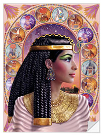 Selvklæbende plakat Cleopatra