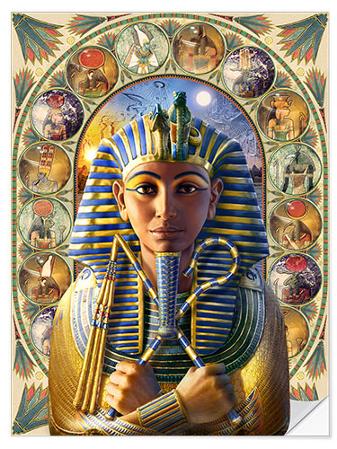 Vinilo para la pared Tutankhamen