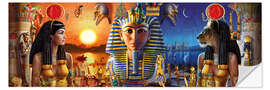 Selvklebende plakat Egyptian Triptych 2