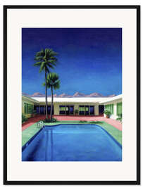 Gerahmter Kunstdruck Hotel California