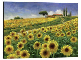 Magnettafel Sonnenblumen