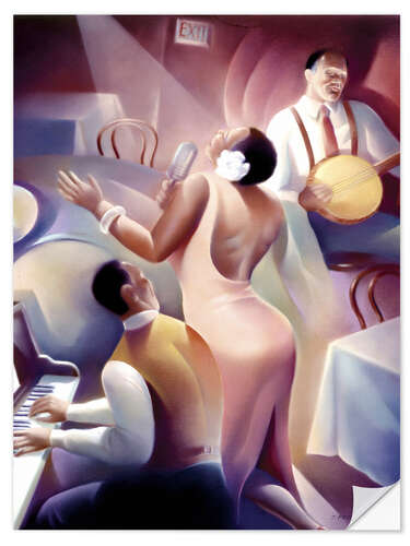 Sisustustarra Jazz singer