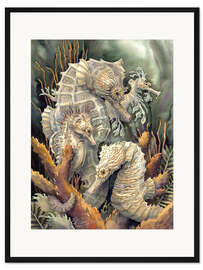 Gerahmter Kunstdruck Seepferdchen, jenseits aller Vorstellungskraft