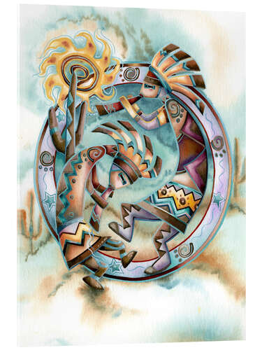 Acrylic print Happy dance