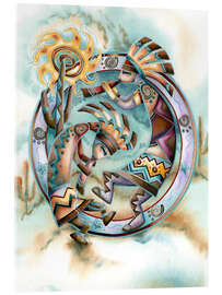 Acrylic print Happy dance