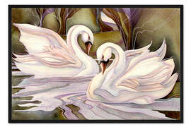 Gerahmter Kunstdruck Lebenslang zusammen