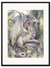 Gerahmter Kunstdruck Drachenfee