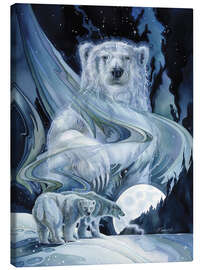Tableau sur toile Ours polaires - Jody Bergsma