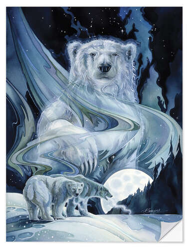 Självhäftande poster Polar bears