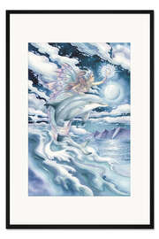 Gerahmter Kunstdruck Traum eines Delfins