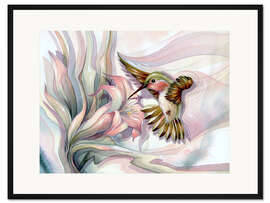 Gerahmter Kunstdruck Öffne deine Flügel