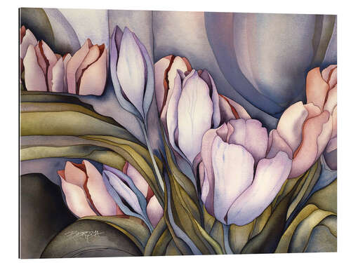 Gallery print River of tulips