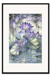 Gerahmter Kunstdruck Libelle