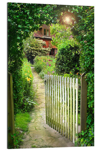 Galleritryk Secret Garden Gate