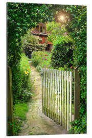 Galleritryk Secret Garden Gate