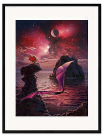 Gerahmter Kunstdruck Die Drachen von Arella