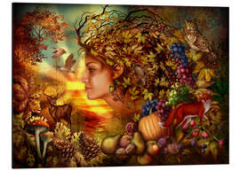 Magnettafel Seele des Herbstes