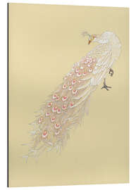 Magnettafel Der weiße Pfau