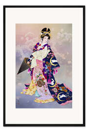 Gerahmter Kunstdruck Tsukiuagi