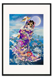 Gerahmter Kunstdruck Tsuki Hoshi, einzeln