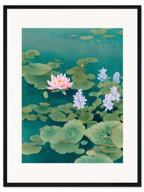 Gerahmter Kunstdruck Regendusche