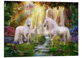 Magnettafel Die Lichtung der Einhörner