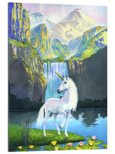 Galleriprint White horse waterfall