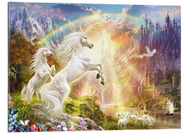 Gallery print Sunset unicorns