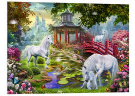 Foam board print Unicorn summer house