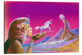 Magnettafel Prinzessin für die Einörner