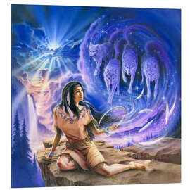 Magnettafel Traumfänger für die Wölfe