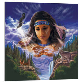 Alubild Die Kraft des Waldes - Robin Koni