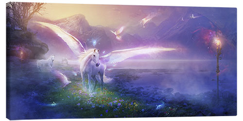 Canvas print Pegasus with its wings