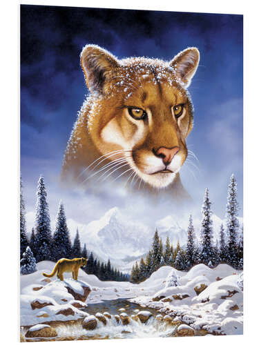 PVC-tavla Mountain lion