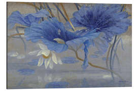 Magnettafel Blaue Blumen