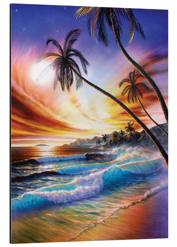 Aluminium print Tropical beach