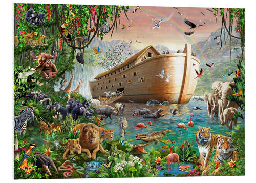 Foam board print Noah's Ark