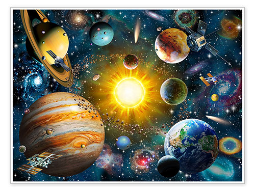 Plakat Our Solar System