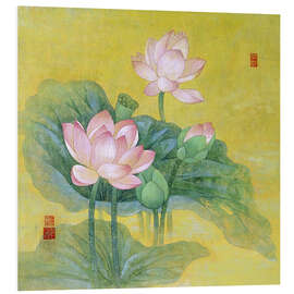 Foam board print Dream lotus