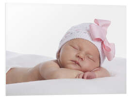 PVC print Newborn sleeping