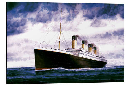 Aluminium print RMS Titanic