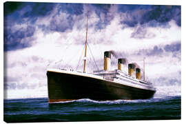 Canvastavla  RMS Titanic - Francis Mastrangelo
