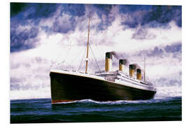 Foam board print RMS Titanic