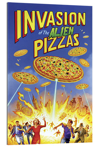 Galleriataulu Invasion of The Alien Pizzas