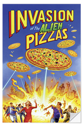 Sisustustarra Invasion of The Alien Pizzas