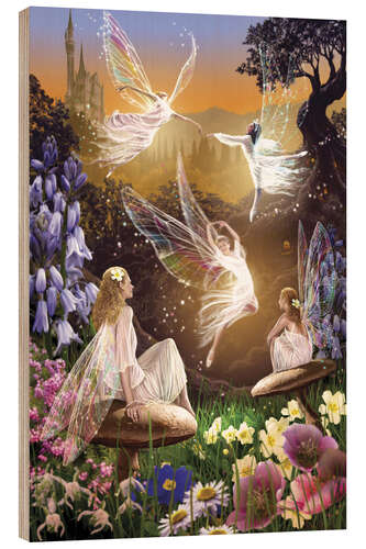 Quadro de madeira Fairy ballet