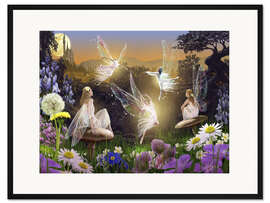 Gerahmter Kunstdruck Ballett der Feen