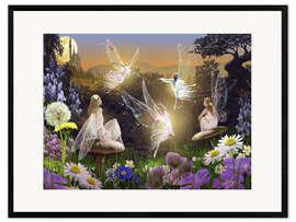 Ingelijste kunstdruk Fairy ballet