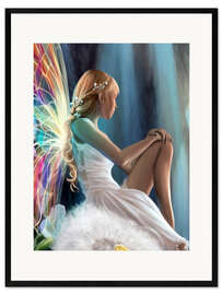 Kunsttryk i ramme Single Fairy