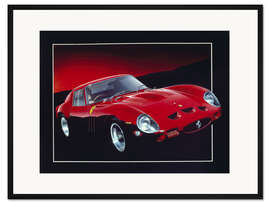 Gerahmter Kunstdruck Ferrari GTO II